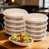JBESUHI 50 Pack 27oz Oval Compostable Paper Bowls with 50