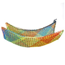 Aoneky Polyester 6.5' x 9.8' / 14.5' x 9.8' Playground Net - Kids Safety Net for Climbing Monkey Bar (9.8' x 9.8')
