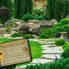 Rules of the Garden Rustic Style Metal Sign