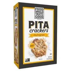 Food Should Taste Good Crackers, 5oz Boxes (Multigrain Pita) (Pack of 6)