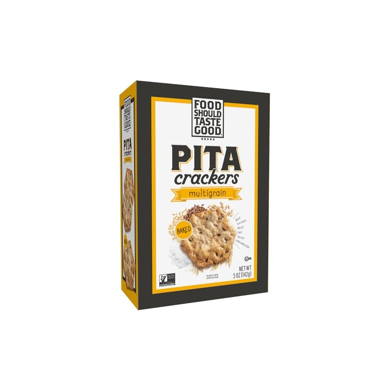 Food Should Taste Good Crackers, 5oz Boxes (Multigrain Pita) (Pack