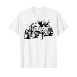 Vintage Funny Trump Victory Garbage 47th President Vintage Trump Garbage Truck Waste Management 47th President T-Shirt