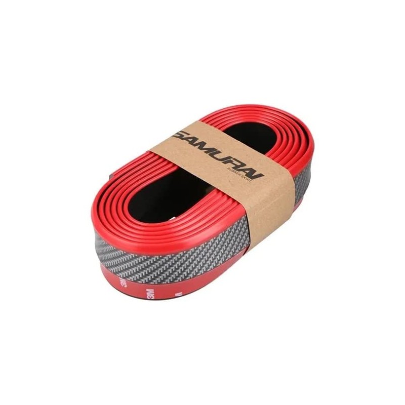 Vmingo Lip Samurai Universal Facia Faldon Flexible Estribo Spoiler (Fibra