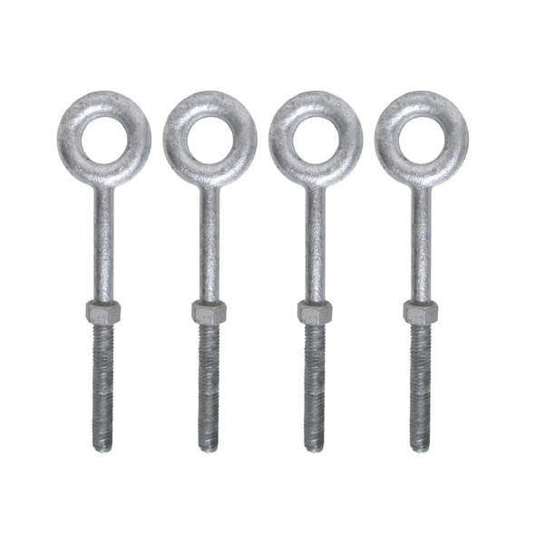 3/8" x 4-1/2" Plain Eye Bolt with Nut | Anchor