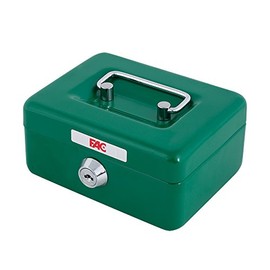 Mini Cash Box with Slot Number 0, green, 17016