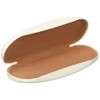 Tacy Case HY-648B-15 White Hard Spring Hinges Glasses Case