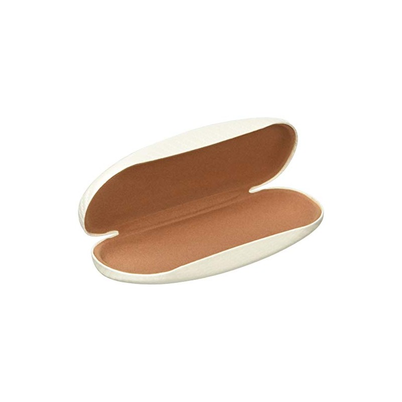 Tacy Case HY-648B-15 White Hard Spring Hinges Glasses Case
