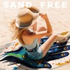 THISFIND Beach Towel Sand Free Quick Dry Absorbent Compact Towels