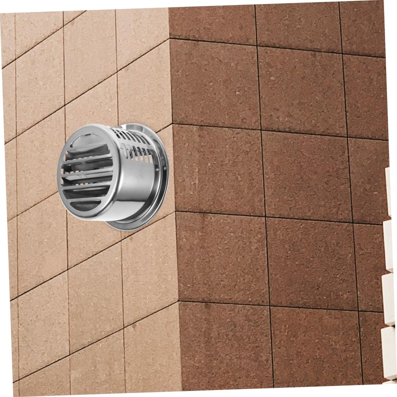 Operitacx Exhaust Vent Cover for Range Hood Stainless Steel Wall