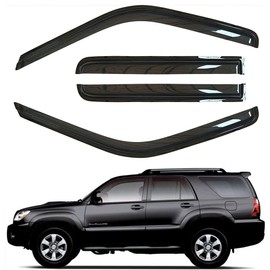 Lifeinfinity Original 4pcs Rain Guards Set, Outside Mount Window Deflectors, Good Looking Side Window Visors Compatible with 2003-2009 Toyota 4Runner |94924|