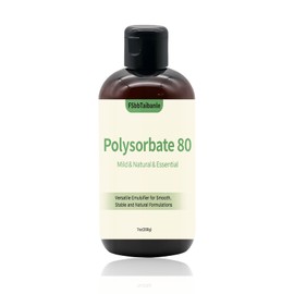Polysorbate 80, 200g Sorbitan Oleate Emulsifier – 100% Pure Cosmetic Grade Solubilizer for Bath Bombs, Skincare, Lotions, Body Washes, DIY Beauty Projects