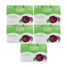 Organic Garden Purple Cabbage Broccoli Essence 30 packets / 오가닉가든 자색 양배추 브로콜리진액 30포 X 5박스 양배추즙