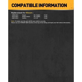 KAC - Disc Brake Rotors | Brake Kit for Nissan 2008-2013 Rogue, Nissan 2014-2015 Rogue Select, Nissan 2007-2012 Sentra 2.5L Automotive Replacement Brake Rotors,31512