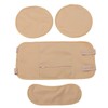 4pcs Castor Oil Packs Set Adjust Straps Prevent Leakage Washable