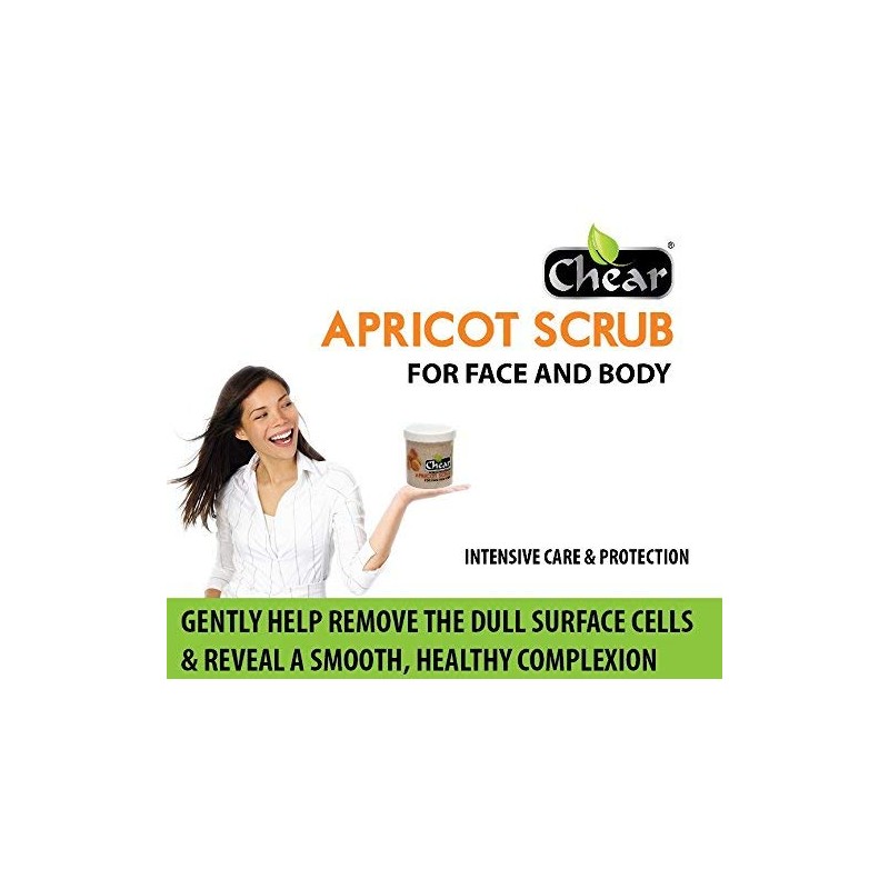 Chear Apricot Scrub Cream 16oz 454g - For face &