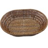 Nvanvmm Wicker Bread Basket, Tabletop Food Serving Trays, Handwoven Storage
