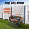 24\" Wide Compost Spreader 24.4-25.6\" Adjustable Handle Powder Coated Lawn