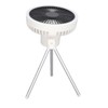 Tripod Desk Fan with Light USB Rechargeable Battery Operated 3