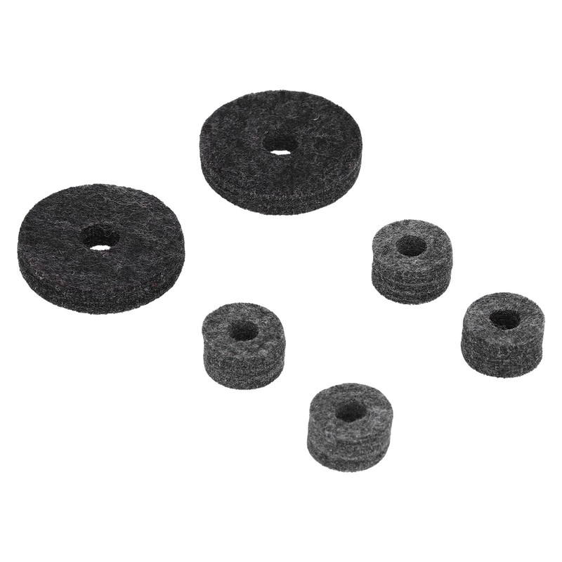 21Pcs Cymbal Felt Clutch Bracket Tube Drum Accessory with Stainless