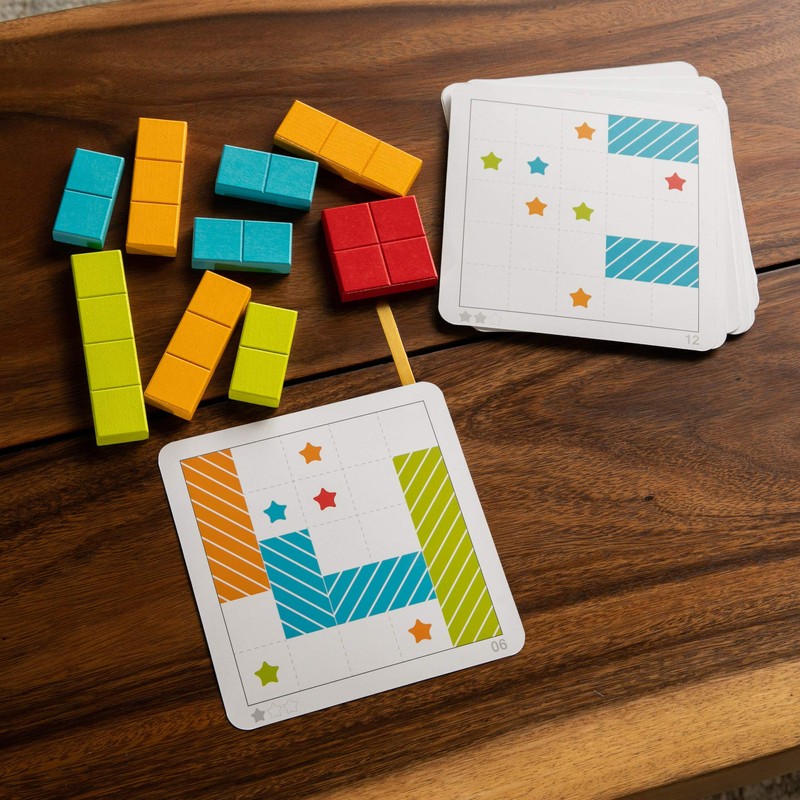 Fat Brain Toys Little Thinkers Block Logic Puzzles - Brainteaser