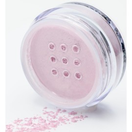 Pure Ziva Glistening Carnation Light Bright Pale Pink Mineral Single Loose Powder Eyeshadow; Talc & Paraben Free, No Animal Testing & Cruelty Free