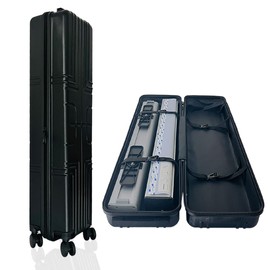 JUST 4 SIGNS Trade Show Shipping Case with 4 Spinner Wheels and Handles – Banner Case INSIDE SIZE：39" L x 10" W x 8" H for Retractable Banner Stands or Backdrop Booth Frame