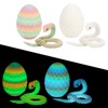 2PCS 3D Printed Snake in Egg, 3D Printed Dragon Egg