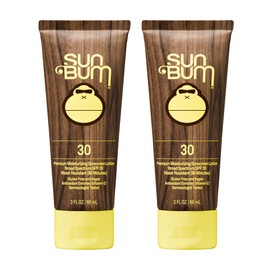 Sun Bum Original SPF 30 Sunscreen Lotion | Vegan and Hawaii 104 Act Compliant (Octinoxate & Oxybenzone Free) Broad Spectrum Moisturizing UVA/UVB Sunscreen with Vitamin E | 3 oz (Pack of 2)