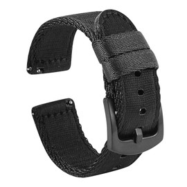 WOUKUP Military Quick Release Nylon Watch Bands Premium Seat Belt Material Watch Strap 18mm 20mm 22mm Watchband for Men and Women