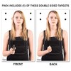 Challenge Targets Shoot/No-Shoot Target Assortment - 25PK (White Paper, 23"