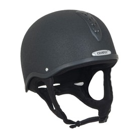 Champion X-Air Plus Horse Riding Hat Skull Helmet Vented PAS015 Black 54cm