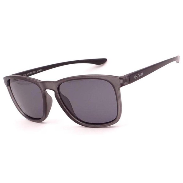 Untrum Polarised Eyewear Polarised Sunglasses with Grey Lenses, matte black