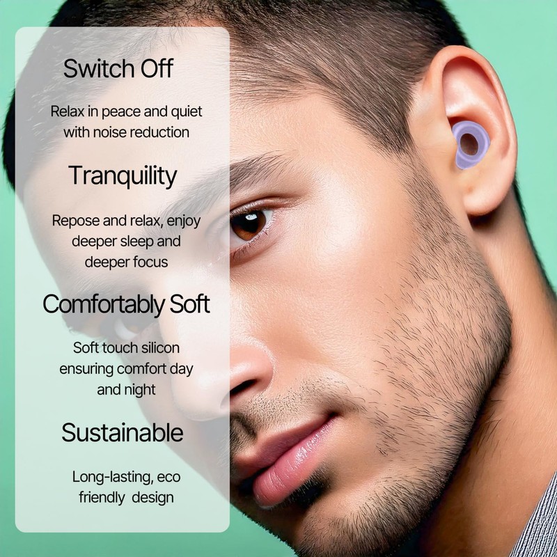 Deciboo Quiet Ear Plug - Ultra Comfy Reusable Hearing Protection