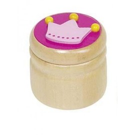 Milk Tooth Box Pink Crown Gear Wood Box Teeth