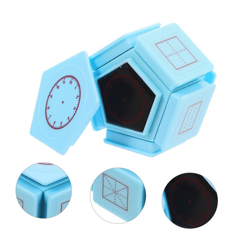 Kisangel Multifunctional Sided Teacher Grading Stamp for Blue Motivation Stamp