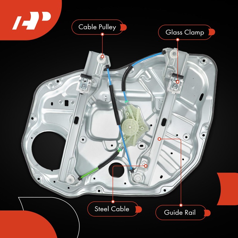 A-Premium Front Driver Side Electric Power Window Regulator with Motor
