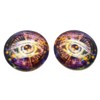 Intertwining Purple Mystical Fantasy Eyes 6mm to 60mm Technology Fantastic
