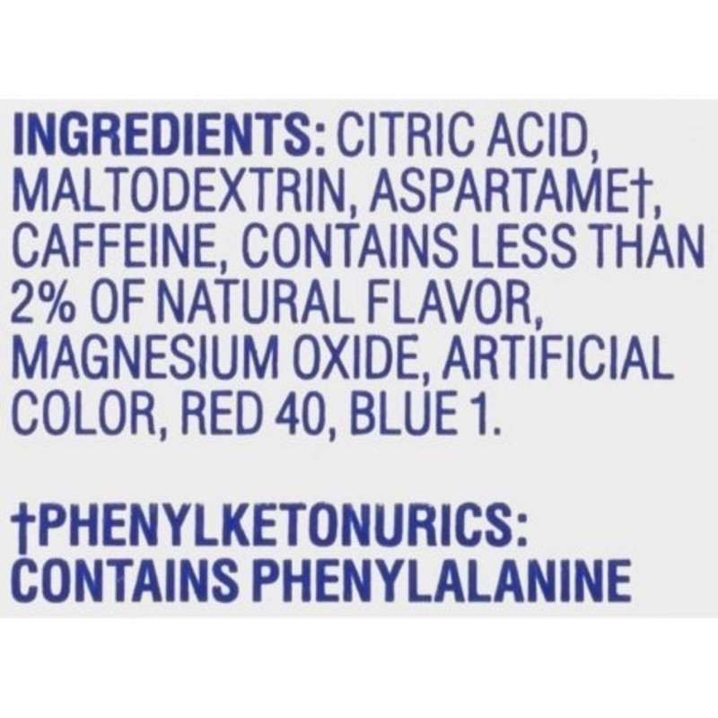 Crystal Light On-the-Go, Sugar-Free Grape Energy Drink Mix with Caffeine,