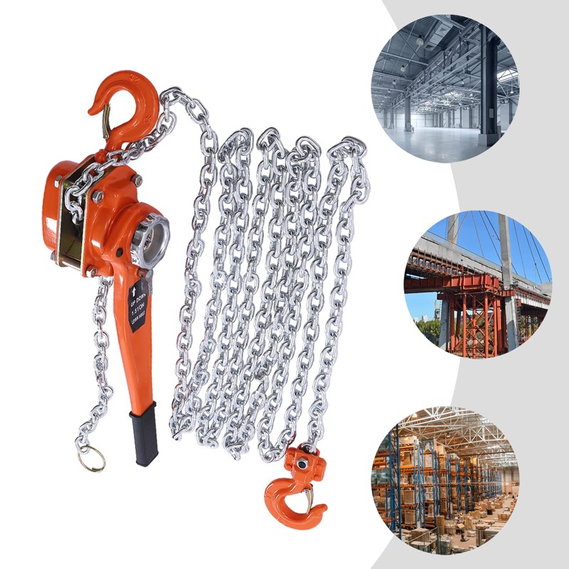 Xuthusman 3300lbs Manual Lever Block Chain Hoist Industrial Ratchet Type