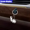 GAOLAOSY Car Sticky Hooks, Multifunctional ABS Mini Vehicle Dashboard Backseat