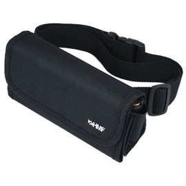 HMF 48811-02 Bag of Waiter, Waiter Wallet, incl. Euro Coin Sorter, Belt, Zipper, 20,5 x 6,5 x 10,0 cm, Black