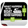 Funny Pontoon Boat Decal Sticker for Car Window | BG