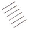 MZCMSL Cylinder Cuticle Drill Bits Set, 6pcs Round Top Russian