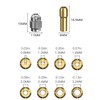Drill Chuck Collet Set for Dremel, 14PCS 1/32" to 1/8"