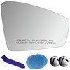 EAP Passenger Side Mirror Glass Compatible with VW Tiguan 2018-2024,