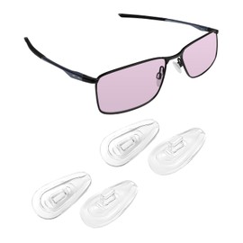 Biyxpiv Replacement Nose Pads Nosepiece for Oakley Socket 5.0 OX3217 OX3218 Eyeglasses 140mm, Easy Installation - 2 Pairs Nose Pad