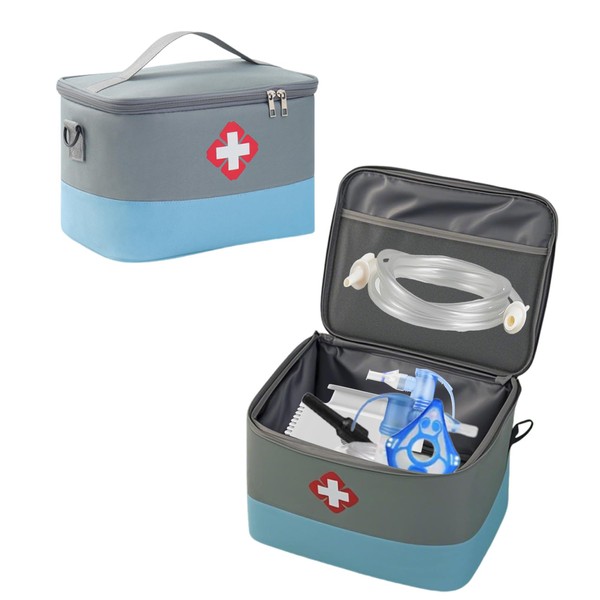 T TAKONE Medicine Bag for Inhalers - Large Capacity, Practical