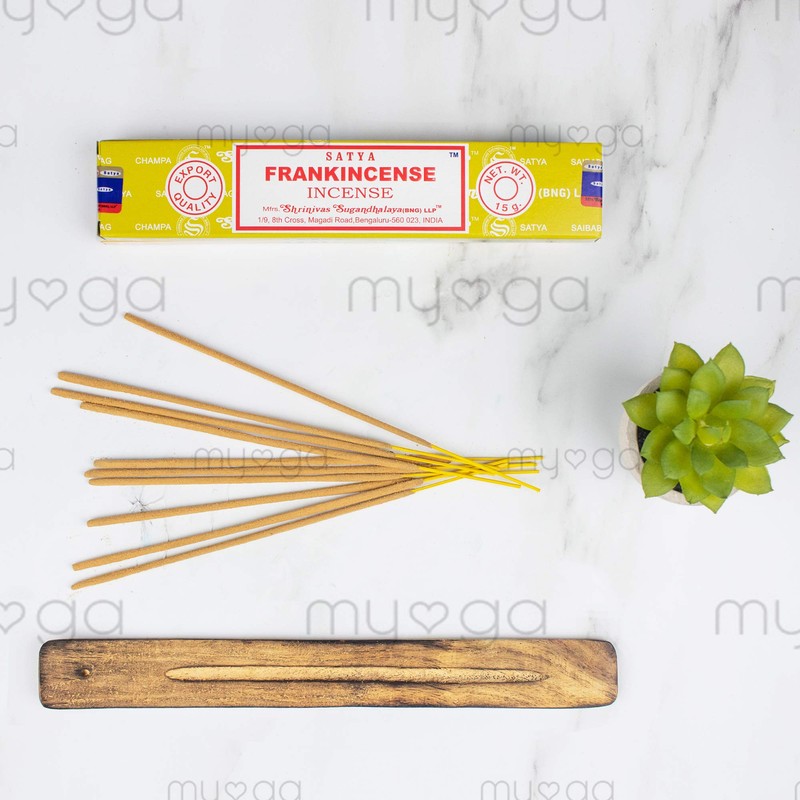 156 Satya Frankincense Incense Sticks 180 Grams (12 boxes of