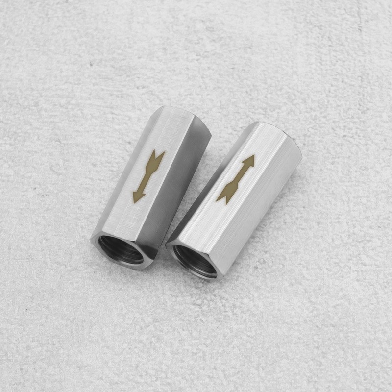 LT Easiyl 2 Pcs 1/8'' Female Threaded Brass One Way