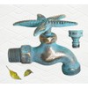 Decorative Solid Brass Starfish Garden Outdoor Faucet with a Brass